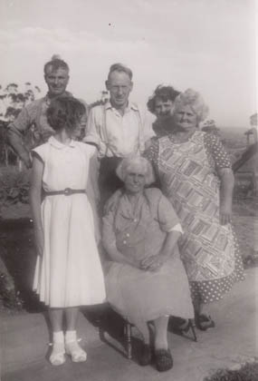 Georgina Ewart and family c1955